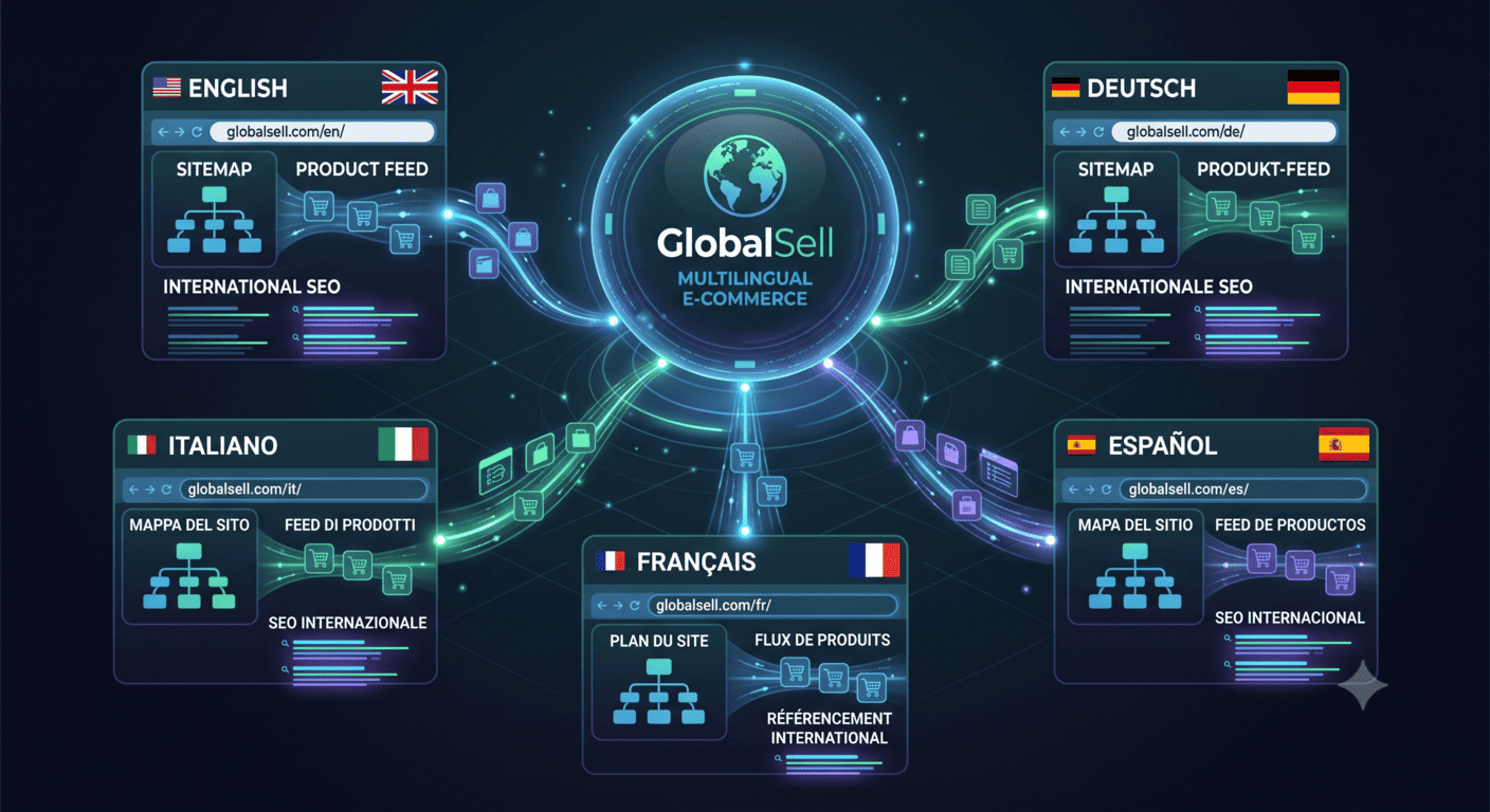 Sell in five languages