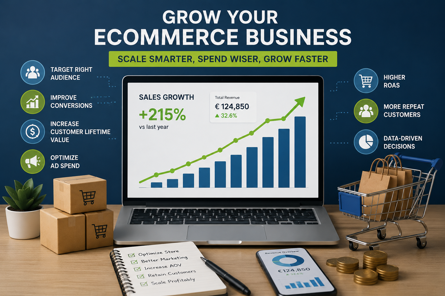 How to Scale Ecommerce Business Without Wasting Ad Budget