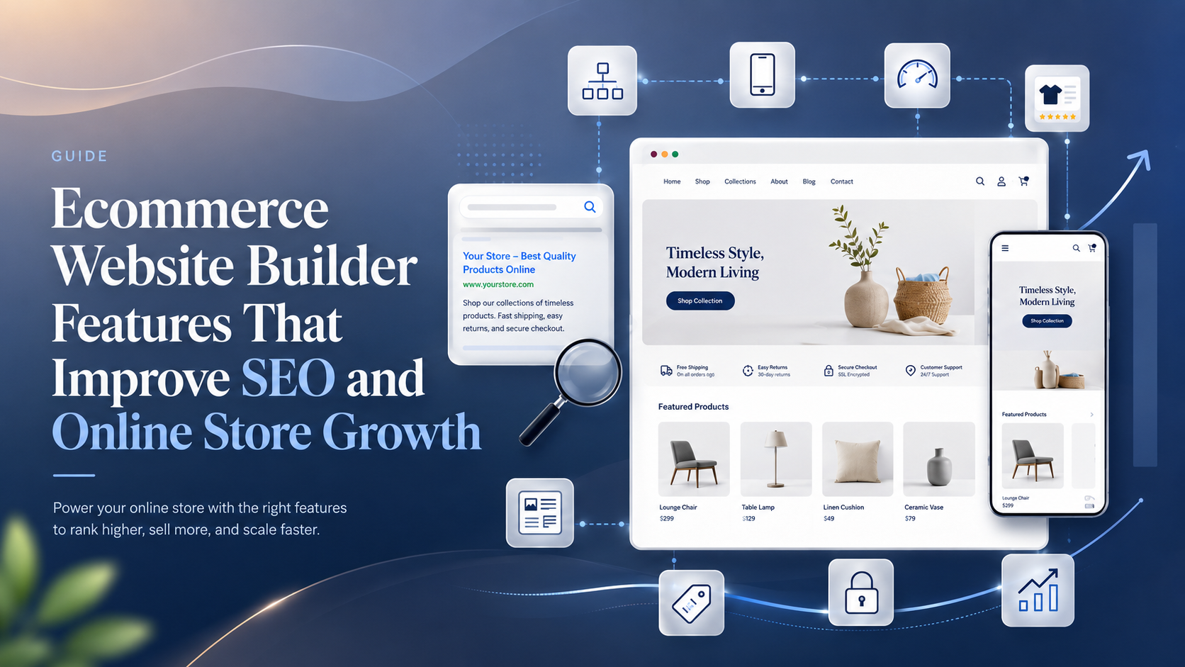 Ecommerce Website Builder Features That Improve Seo And Online Store Growth
