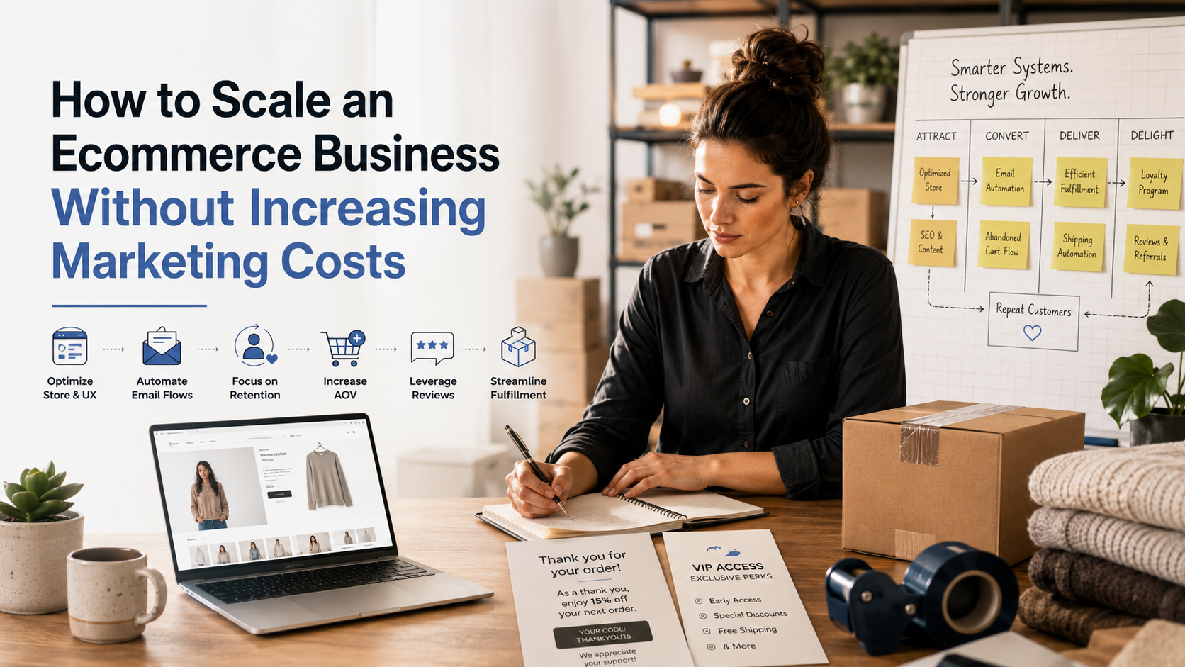 How To Scale An Ecommerce Business Without Increasing Marketing Costs