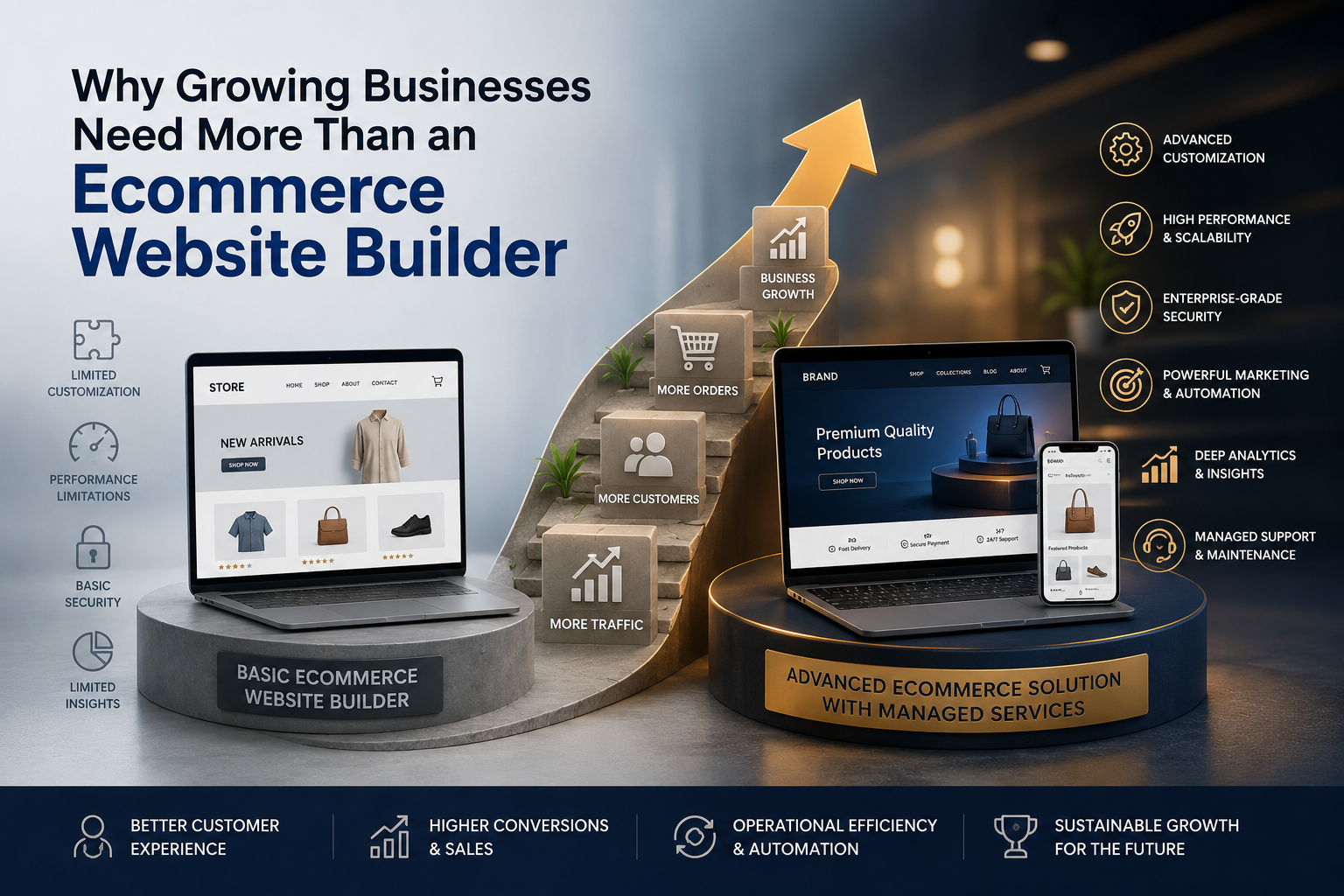 Why Growing Businesses Need More Than An Ecommerce Website Builder
