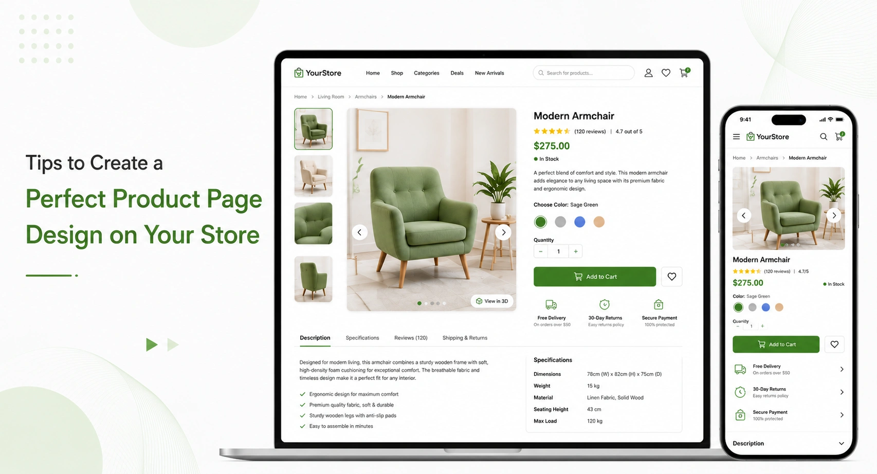 Tips to Create a Perfect Product Page Design on Your Store