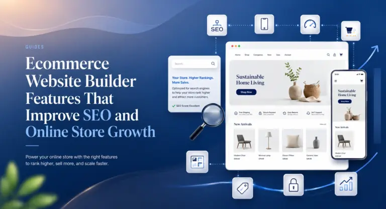 Ecommerce Website Builder Features That Improve SEO and Online Store Growth
