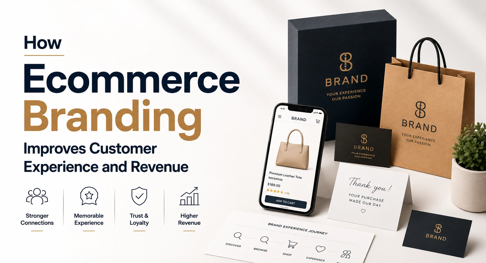 How Ecommerce Branding Improves Customer Experience & Revenue