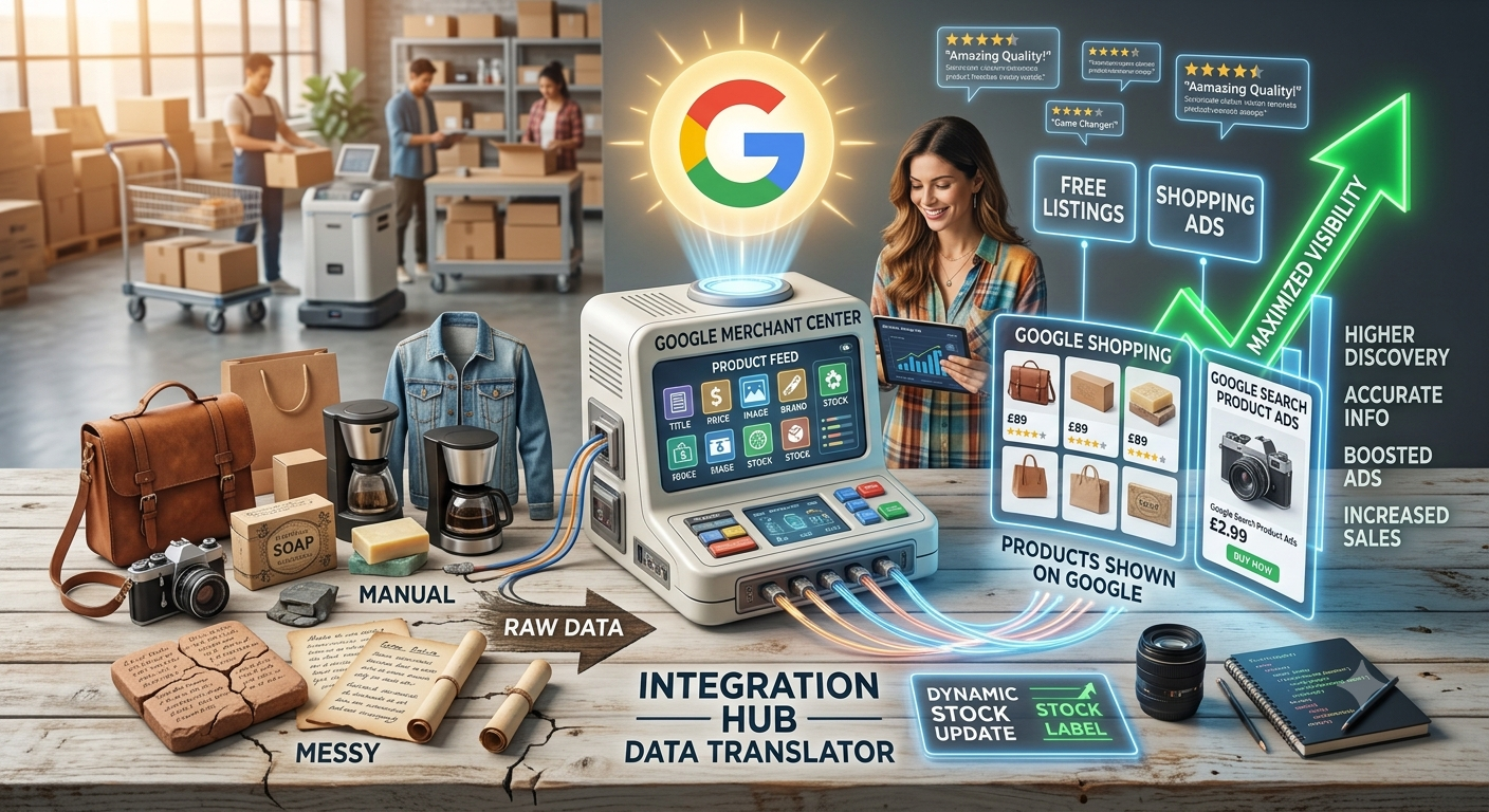 How Google Merchant Center Optimizes E-commerce Product Feeds