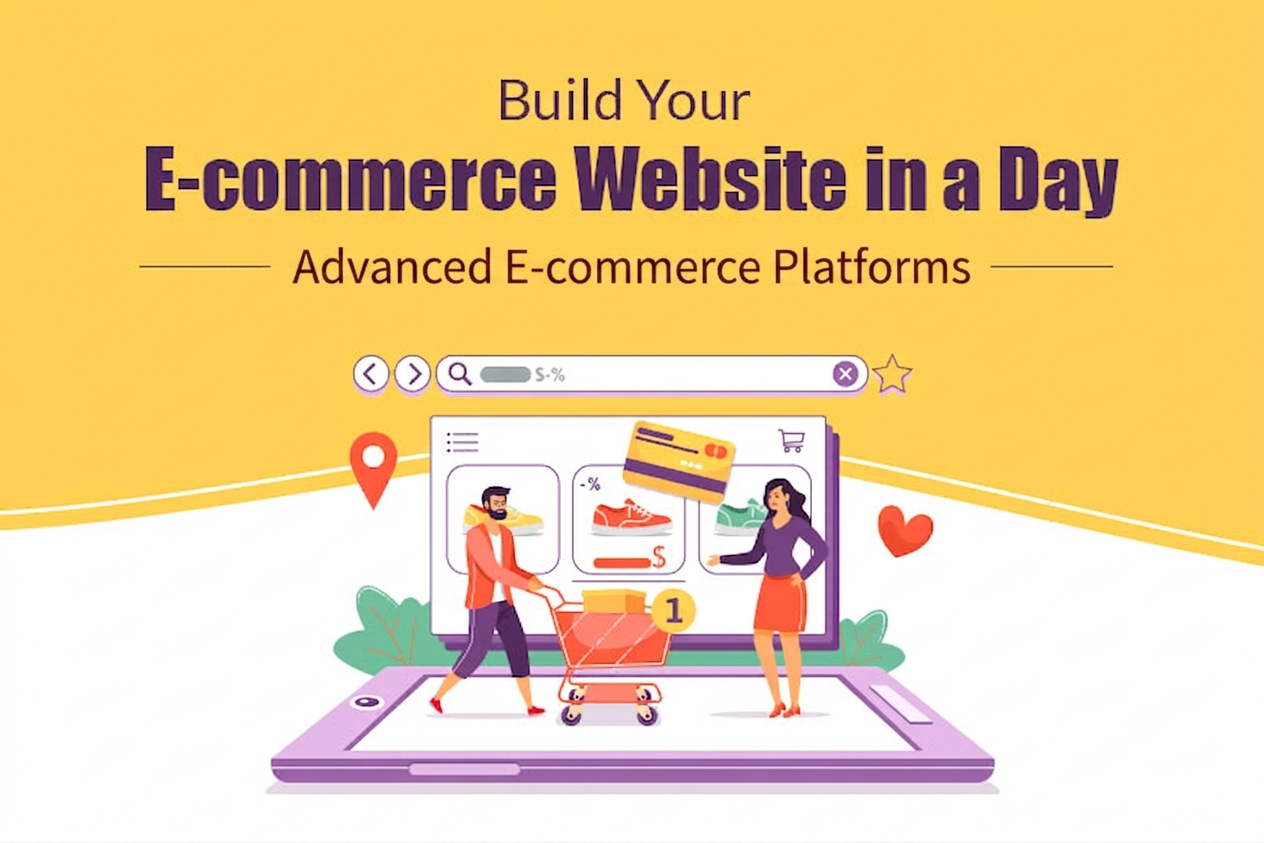 Uild Your E-commerce Website In A Day: Advanced E-commerce Platforms