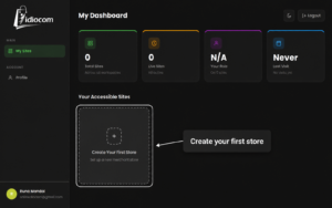 Idiocom marchent dashboard