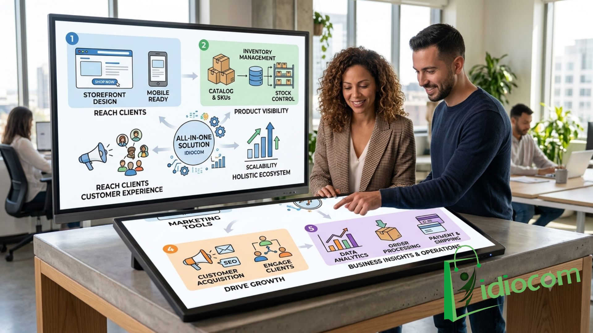 Idiocom All-in-One E-Commerce Growth Platform Strategy