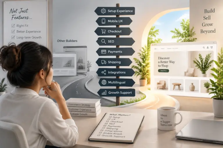 How to Evaluate the Best Ecommerce Website Builder Without Relying on Feature Lists