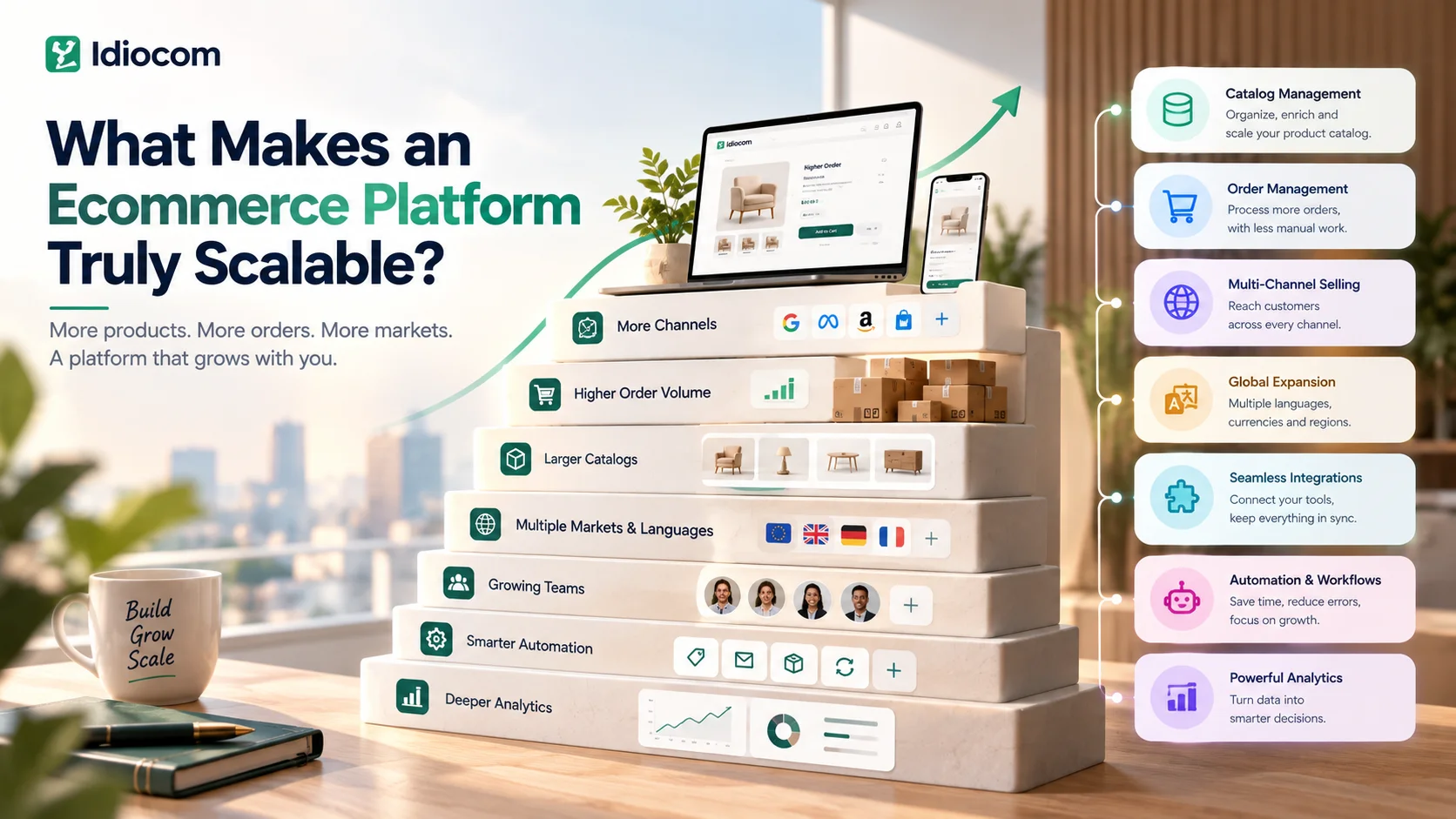 idiocom-scalable-ecommerce-platform-features-infographic