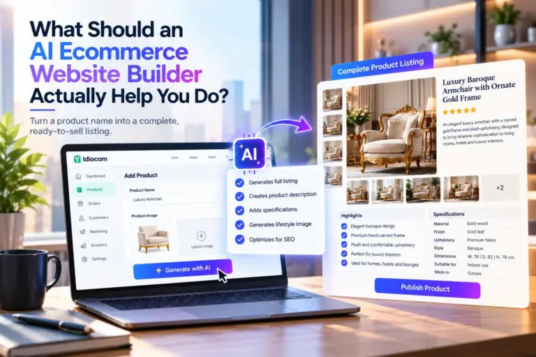 What Should an AI Ecommerce Website Builder Actually Help You Do?