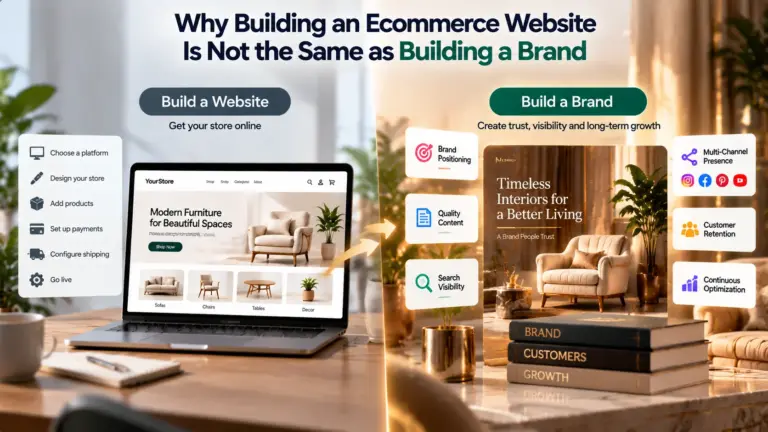 Why Building an Ecommerce Website Is Not the Same as Building a Brand