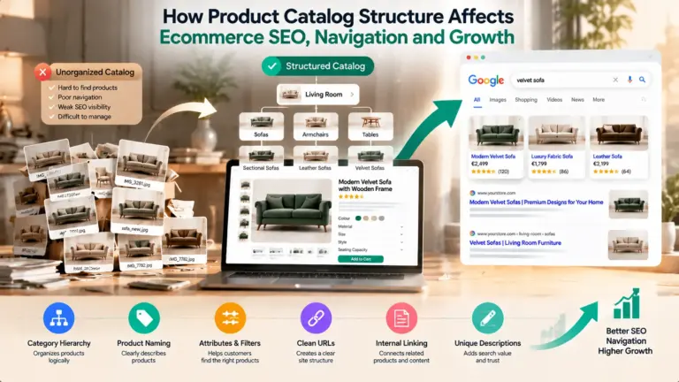 How Product Catalog Structure Affects Ecommerce SEO, Navigation and Growth
