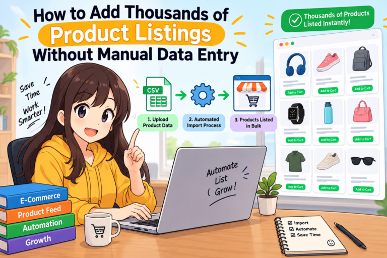 How to Add Thousands of Product Listings Without Entering Them by Hand