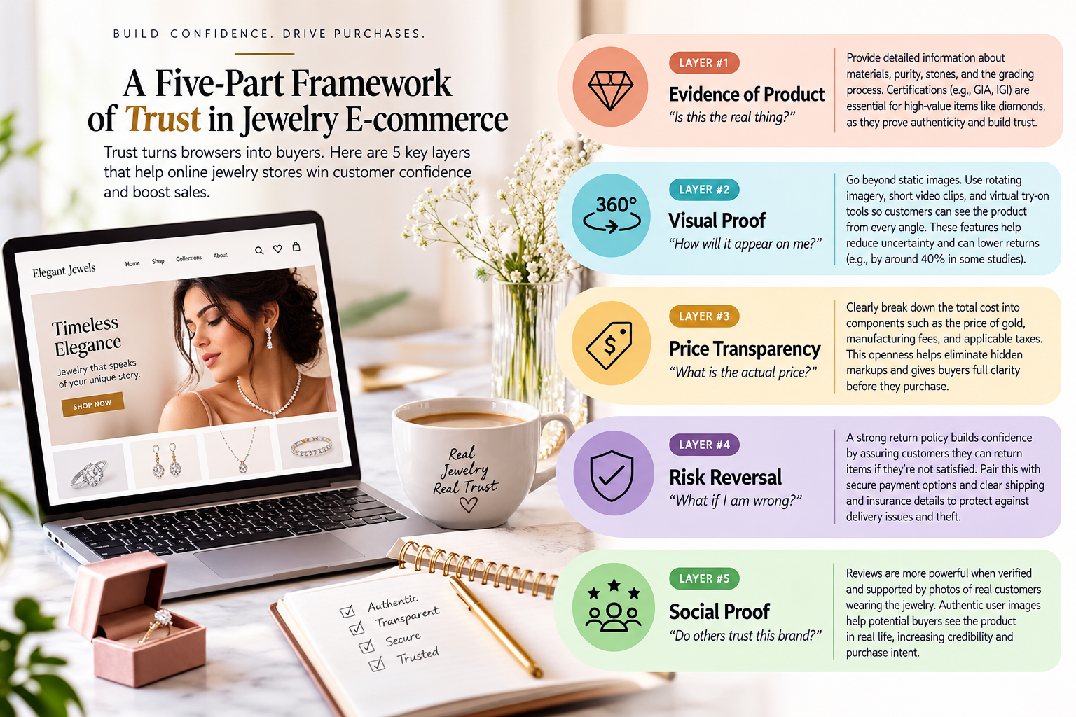 A Five-Part Framework of Trust in Jewelry E-Commerce
