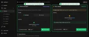advance upload and bulk upload