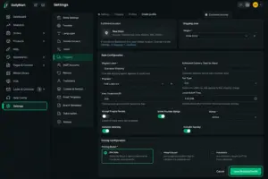 shipping profile