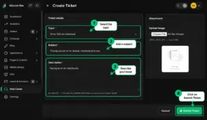 Create Ticket