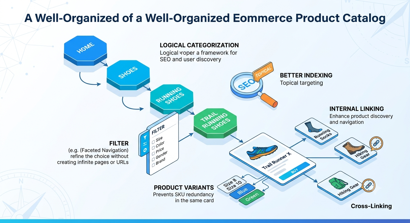 E-Commerce Product Catalog Architecture & Navigation Hierarchy