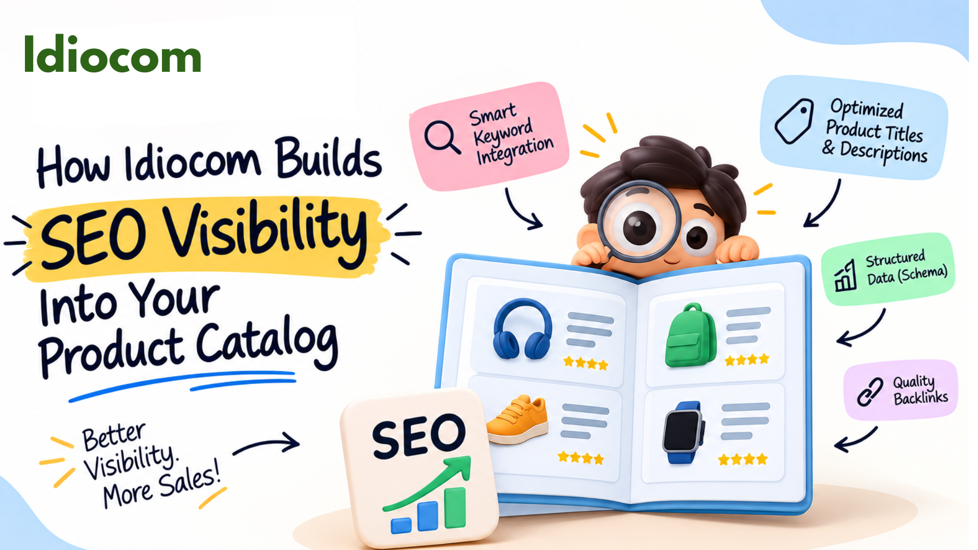 How Idiocom Builds SEO Visibility Into Your Product Catalog