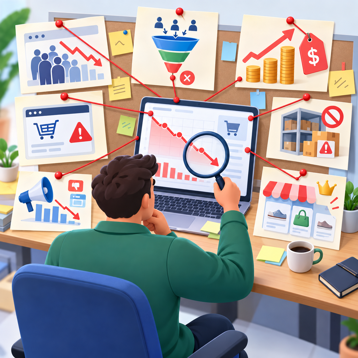 Ecommerce Sales Drop Investigation and Root Cause Analysis