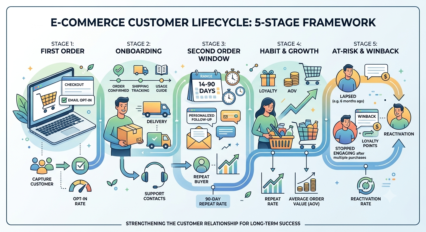 E-Commerce Customer Lifecycle & Retention Framework