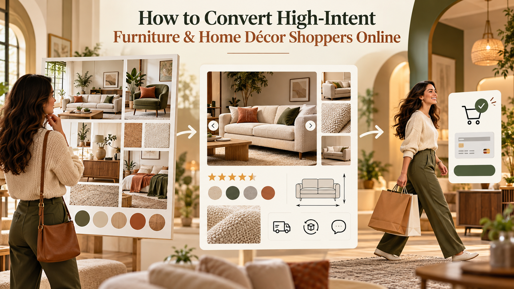 High-Intent Furniture & Home Décor Shopper Conversion Journey