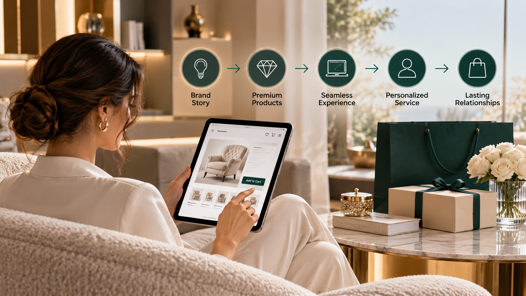 Luxury Ecommerce Customer Buying Journey